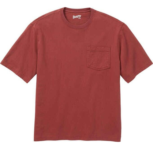 Men's Longtail T Standard Fit Short Sleeve Crew With Pocke