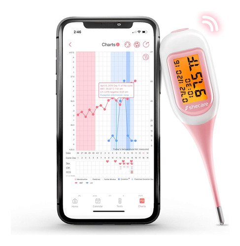 Termómetro Basal Inteligente Shecare Para Ovulación Bbt