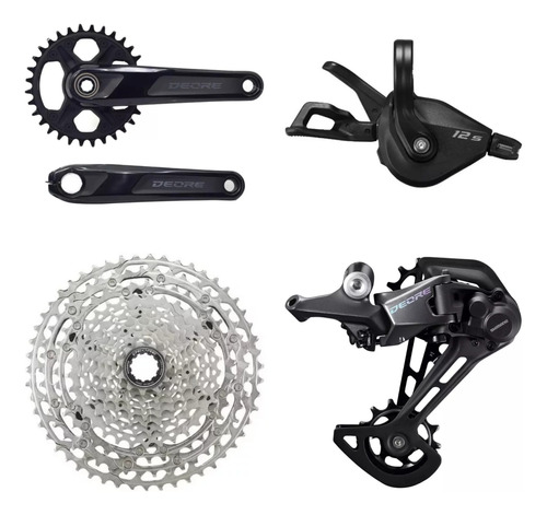 Kit Transmision De Bicicleta Shimano Deore M6100 1x12 Mtb