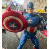 Capitán América Hasbro 2012 Marvel Legends Usado No Spiderm
