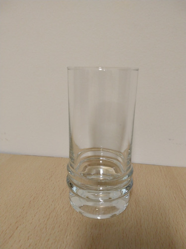 Vasos De Vidrio. Lote De 6 Vasos Largos.