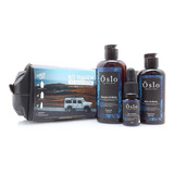 Kit Barba Presente Masculino Pé Na Estrada Oslo Viking