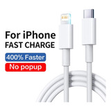 Cable Usb Pd 30 W Para iPhone 14, 13, 11, 12 P, Original De