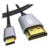 Cable Usb C A Hdmi 4k 60hz Hdtv 2mts Para iPad Pro 12.9 / 11