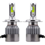 Par Lâmpada Farol Led Cob H1 H3 H4 H7 H11 H8 H16 H27 Hb3 Hb4