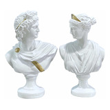 Figuras Decorativas Apolo Y Artemisa Griego Decoración