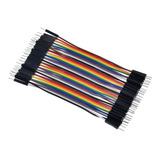 Cable Jumper 40pcs Protoboard Macho Macho 10cm Arduino