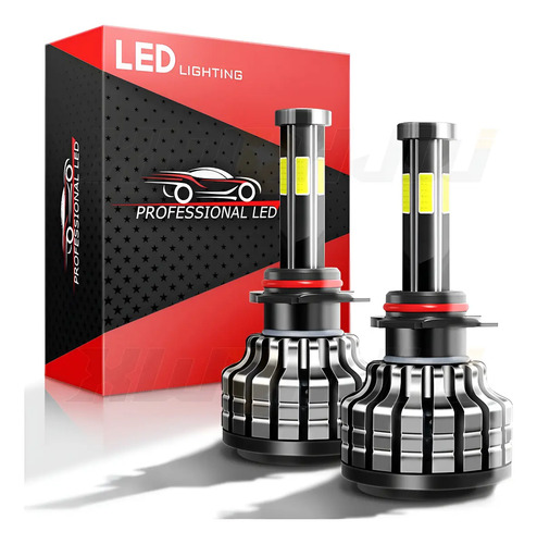 Cd Kit Faros Led 6 Caras H4 H7 H11 9005 9006 9007 9008.