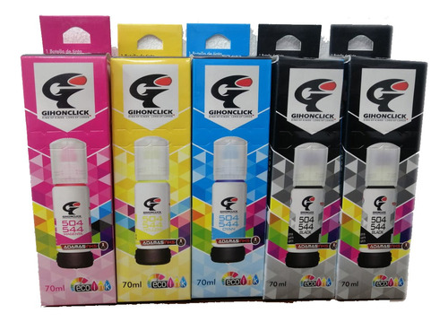 Kit X 5 Tintas Genericas Para Epson L3110 L3210 L3150 L3250 