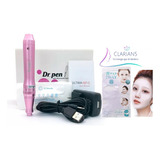 Dermapen Metálico Mod M7 Renueva Piel Inalambrico 2 Cartucho