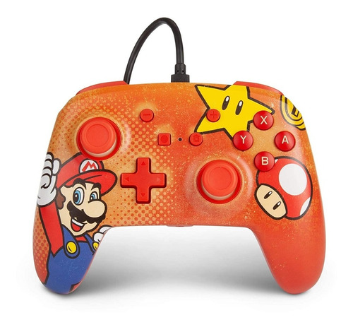 Controller Para Switch  Mario Vintage - Alámbrico - Sniper