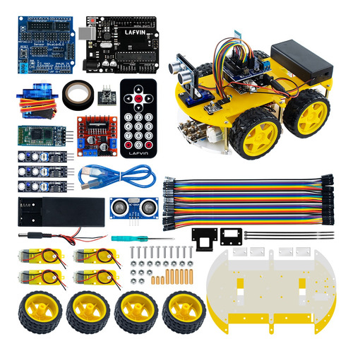 El Kit De Coche Robot Inteligente Compatible Con Arduino Inc