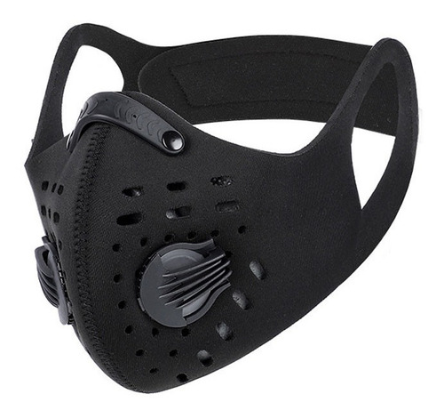 Máscara Respiratória Esportiva Antipoluição Filtro Carvão