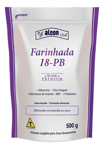 Alcon Club Farinhada 18-pb Alimento Completo Aves 500g