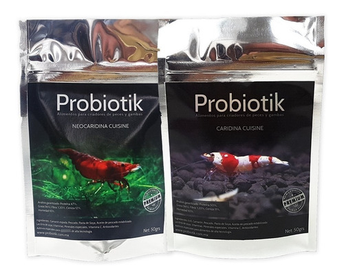 Combo Alimentos Para Gambas Probiotik (2) - Envío Gratis