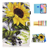 Funda De Galaxy Tab S6 Lite 2020 Techcircle Girasol