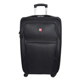 Maleta Swiss Navy® Pilatus Mediana 24 Inch Blanda Expandible Color Negro Lisa