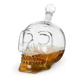 Botella Decantador Licorera Calavera Craneo Cristal 400ml