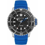 Reloj Nautica Para Hombre Nad18517g Análogo Color Azul