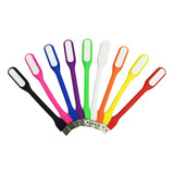 Lámpara Led Portátil Usb Flexible Colores