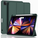 Funda Para iPad Pro 11 De Policarbonato Color Verde Oscuro