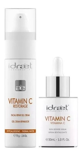 Idraet Duo Vitamina C Cr Dia +  Serum Noche Antiage Fumador