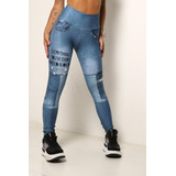 Calza Body Scupt Simil Jean - Modelo Rubiales 