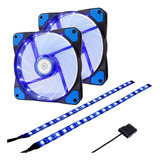 Iluminacion Azul Para Ventilador Carcasa Computadora 4 724 I