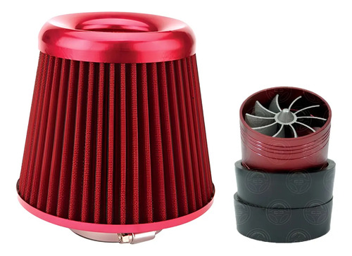 Filtro De Alto Flujo Universal + Tornado Turbina Twister 2