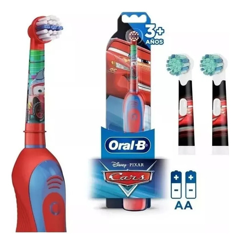 Cepillo Dental Eléctrico Oral-b Cars Original + 2 Repuestos