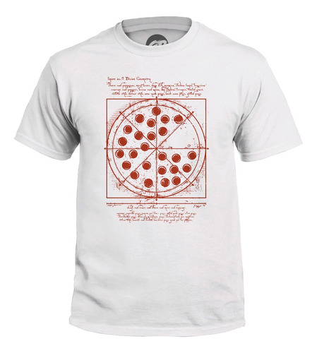 Playera Grapics Vitruvian Pizza Vitruvio Spiderman Humor