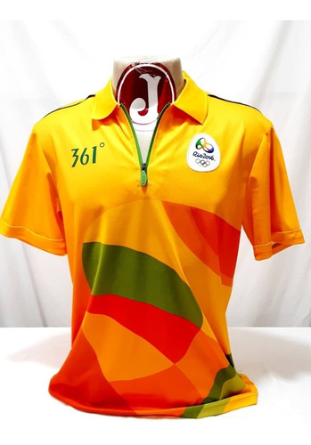 Camisa Uniforme Jogos Olímpicos Rio 2016 Voluntários  360