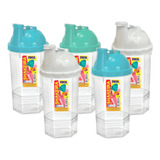 Kit 10 Coqueteleira Shakeira Squeeze 650ml Água Suco Whey