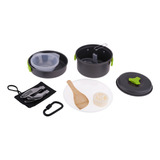 Camping Kitchen Green Cookware