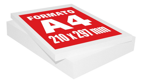 Papel Offset 180g Formato A4 - Pacote C/100 Folhas