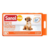 Tapete Higiênico Sanol Dog Grande Gel Absorvente 30 Unidades