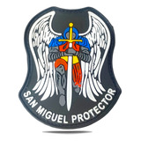 Parche San Miguel Protector Táctico Militar Insignia Pvc