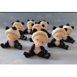 Souvenirs Bautismo 10 Bebe Panda Disfrazado