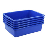 Caja Bus Obstnny 8 L, Plástico, 5 Packs, Azul Marino