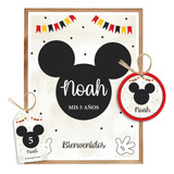 Kit Imprimible Mickey Mouse - Textos Editables