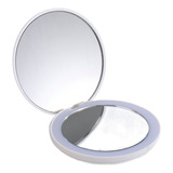 El Espejo Con Luz Led Plegable Mejora El Maquillaje Portátil
