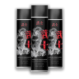 Kit 3 Unidades Leave-in Finalizador Masculino Samurai 250ml