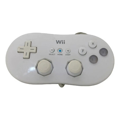 Control Nintendo Wii Classic Controller Blanco Original (Reacondicionado) | Envío gratis