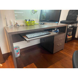 Combo Escritorio Madecor/ Mueble Superior Y Silla Ergonomica