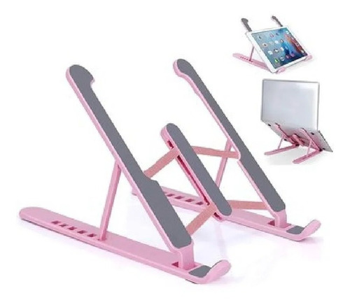 Soporte Base Para  Notebook Tablet Pvc Inclinación Regulable