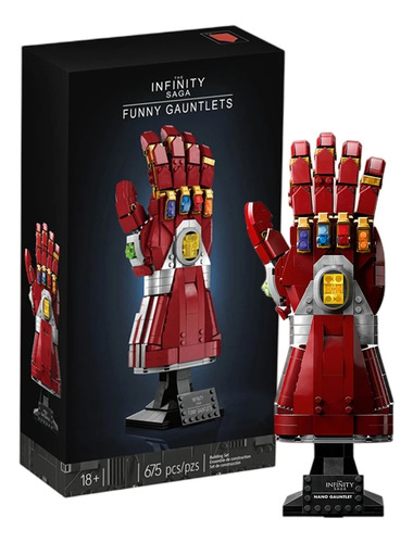 Nano Guante Iron Man Kit De Construcción Tipo Lego Avengers