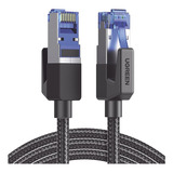 Cable Ethernet Cat8 Classf/ftp Redondo Con Malla Nylon 5mts