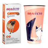 Bravecto Antipulgas E Carrapatos Cães De 4,5 A 10kg + Brinde