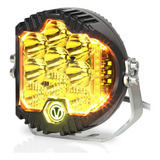 Faro Redondo 7 Pulgadas Blanco/amber Jeep Led Cree 90w