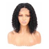 Lace Front 100% Cabelo Humano Cacheado + Cola E Remov